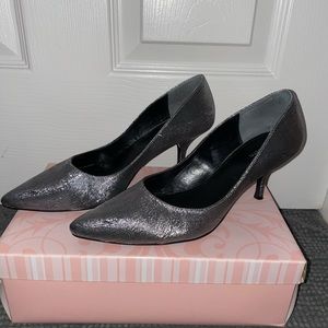 Womans Silver Heels